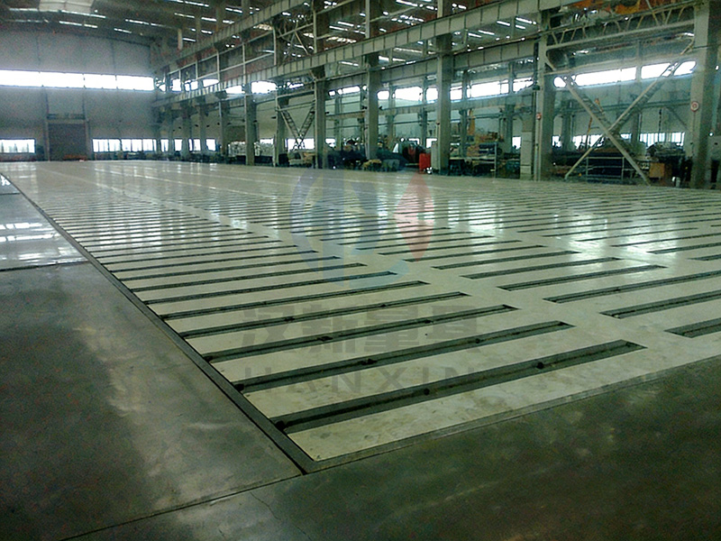 汉新量具为乔那科数控机床厂完成载荷200吨级重型机床地轨敷设